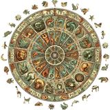 1001 Ahşap Puzzle Yetişkin - Antik Zodyak Çarkı - 252 Parça, 29 x 29 cm - Yapıştırıcı Folyo Dah