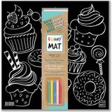 1001 Akademi Çocuk Funny Mat Black (Tebeşirli) Tatlı Tatlı - Çok Renkli - 0,60 x 19 x 29 cm