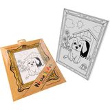 1001 Akademi Çocuk Funny Mat -Washable Art - Köpek