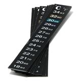1001 Akvaryum Termometresi (Derecesi), Sticker Derece Ölçer, 13 Cm, °c ve °f Göstergeli