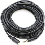 1001 AL-4807 3.5 mm Kulaklık Ekleme Uzatma Kablosu Dişi Erkek, Siyah, 10 Metre - özellık