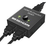 1001 Alfais 4494 2 Port Çift Yönlü HDMI Switch Splitter - Çok Renkli