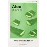1001 Aloe Vera Özlü Esnek Görünüm Sunan Yoğun Nemlendirici Yaprak Maske