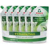 1001 Aloe Vera Sıvı El Sabunu 500 ml X6 Avantaj Paketi – Nemlendirici Hassas Cilt Bakımı
