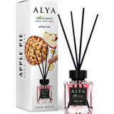 1001 Alya Nature's Scents Apple Pie Bambu Çubuklu Oda Kokusu- Elmalı Tart Kokusu - Beyaz - Gold