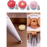 1001 Ambalaj 57855210128805880184975 10 Parça Krema Torbalı Pasta Malzeme Seti Pratik Pasta Yapımı İçin Gereçler Açık Bej