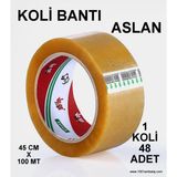1001 Ambalaj Koli Bantı Vege Ve-Ge Aslan 45 x 100 mt 48 Adet 1 Koli