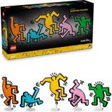 1001 Art Keith Haring – Dans Eden Figürler 31216 | Yetişkinler Için 5 Minifigür Içeren Sergileneb - Ahşap