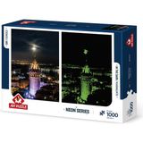 1001 Art Puzzle Galata Kulesi 1000 Parça Neon Puzzle