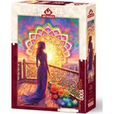 1001 Art Puzzle Yaşam Çiçeği 1000 Parça Puzzle