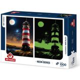 1001 Art Puzzle Yıldız Kapısı 1000 Parça Neon Puzzle