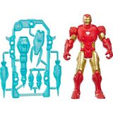 1001 Avengers Actionverse Iron Man Aksiyon Figürü - Ahşap