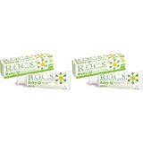 1001 Baby 0-3 Yaş Papatya Özlü Florürsüz Bebek Diş Macunu (1 x 45 G) (2 Paketi) - secenek