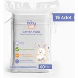 1001 Baby Me Bebek Temizleme Pamuğu 15X60 Adet - özellık