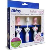 1001 Baby Med Bebek Ağız Bakım Seti (Pembe) - secenek