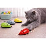 1001 Bakgelal Kedi Oyuncağı Çek Bırak Fare, Hareketli Kedi Oyuncağı, Kediler Için Avcılık ve Ta
