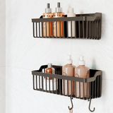 1001 Banyor Yapışkanlı Banyo Rafı, 2'li Banyo Düzenleyici, Duş Rafı Organizer Şampuanlık, Duşak - ebat
