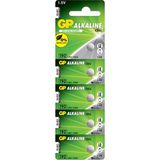 1001 Batteries GP192 LR41/192/V3GA Boy Alkalin Düğme Pil, 1.5 Volt, 5'li Kart, Gri - 10 Adet