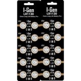 1001 Batteries LR1130 1.5V Alkalin Düğme Pil (AG10, L1131, 389) (20'li Paket) - 10 Adet