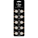 1001 Batteries LR44 1.5V Alkalin Düğme Pil (AG13, A76, L1154) 10'lu Paket - 10 Adet