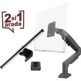 1001 Bayou Desk Pro Bundle – Nb F80 2026 Versiyon Ergonomik Monitör Standı + Ergoflex EF-354 Uzaktan