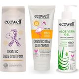 1001 Bebek Mini Yaz Paketi (Bebek Şampuanı + Güneş Kremi + Aloevera Jel) - 0 - 1 Yaş