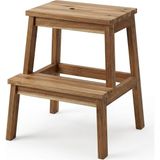 1001 Bekväm Doğal Ahşap Akasya Taburesi; (50 Cm) Ikea