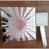 1001 Bianco Model Ithal Ürün Yağmurlama Robot Tepe Duş Seti(Ikili Set) (Roma Krom Başlık)