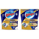 1001 Bingo Akıllı Kapsül Pro Max Bulaşık Makinesi Tableti, 40'lı x 2 Paket (80 Kapsül)