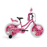 1001 Bisan Queen Çocuk Bisikleti 30 cm V Fren 20 Jant 1 Vites Metalik Pembe Pembe