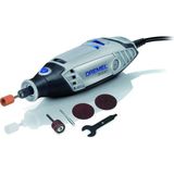 1001 Bosch, Dremel 3000 Çok Amaçlı El Motoru, 130 W, F0133000JW, 5 Aksesuarlı, Siyah-Gri