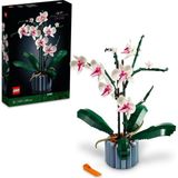 1001 Botanicals Orkide 10311 | Yetişkinler Için Saksı ve 5 Yaprak Içeren Dekoratif Yapay Bitki Model - Ahşap