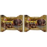1001 Browni Gold Çikolata Soslu Çikolatalı Kek 45 G 2li Paket