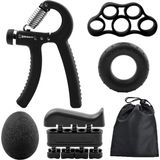 1001 Buffer® 5 Parça El, Kol ve Parmak Egzersiz Spor Aletleri Seti Fitness Takımı