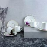1001 Buket Mor 6 Kişilik Çay Fincan Takımı 180 ml - 249 ml