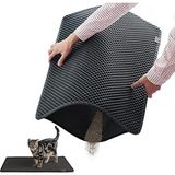 1001 Busstier Elekli Kedi Tuvalet Önü Paspası, Kedi Kumu Paspası, Evcil Hayvan Hijyenine Özel Tasar�