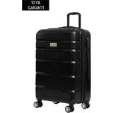 1001 Büyük Boy Polikarbon Valiz, 78X47X27 Cm, Karbon Siyah, Tsa Kilit, 360° Tekerlek, 10 Yıl Garantil