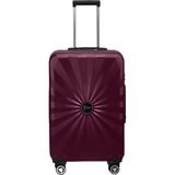 1001 Büyük BOY%100 Polikarbon Valiz 4x2 Teker 1809 (Bordo)