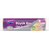1001 Büzgülü 10'lu Çöp Torbası Vanilya Kokulu Büyük Boy 65 x 70 cm 25 Paket - secenek