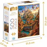 1001 Ca Games Miriland 500 Parça 2,2mm Kalınlık 48X33CM Profesyonel Hobi Puzzle Yapboz Serisi