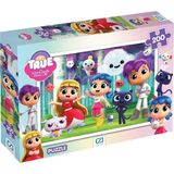 1001 Ca Games True ve Gökkuşağı Krallığı Lisanslı 200 Parça 33X48CM Çocuk Puzzle Yapboz Serisi