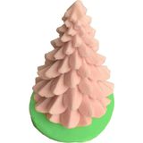 1001 Çam Ağacı Şeklinde Silikon Mum Kalıbı 6X6X10 cm