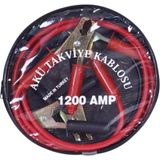 1001 Çantalı Akü Takviye Kablosu 1200 Amper 2 Metre - Ahşap