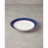 1001 Carny Bone Porselen Servis Tabağı 25 cm Lacivert - SECENEK