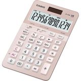 1001 Casio JS-40B-PK Pembe Profesyonel 14 Hane Masa Üstü Hesap Makinesi
