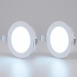 1001 Cata CT-5145G 6 Watt 3200K Günışığı - Slim Sıva Altı LED Panel Armatür - Ince Kasa Yuvarlak T - Beyaz - Gold