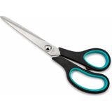 1001 Çelik Makas 23.5 Cm, Ergonomik Kaymaz Saplı Ev Tipi Çok Amaçlı Makas, Kumaş Makası, Mutfak Ma
