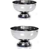 1001 Çelik Pilav ve Helva Kalıbı, Yuvarlak, 2'li Set, Büyük 11 cm ve Orta 9.5 cm