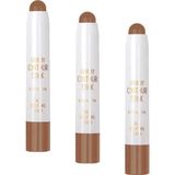 1001 Chubby Contour Stick No:02 Medium Tan - Kontür Kalemi (3 Paketi)
