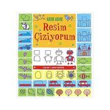 1001 Çiçek Kitaplar Adım Adım Resim Çiziyorum 32 Kitap Kolektif Yazarlı Çocuk Kitabı 3-6 Yaş